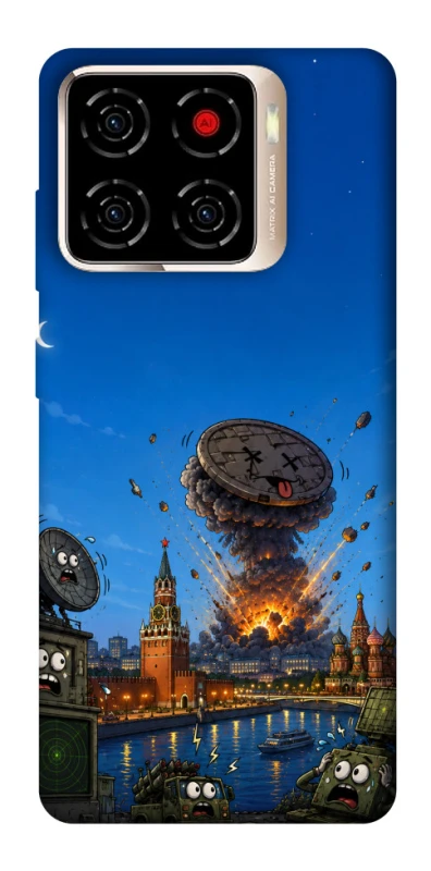 Чохол на ZTE Blade A56 Moscow never sleeps ver.8 фото 1 з 1