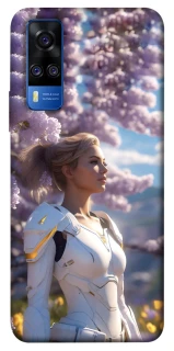 Чехол на Vivo Y51a Cyber space girl ver.1 фото 1 из 1