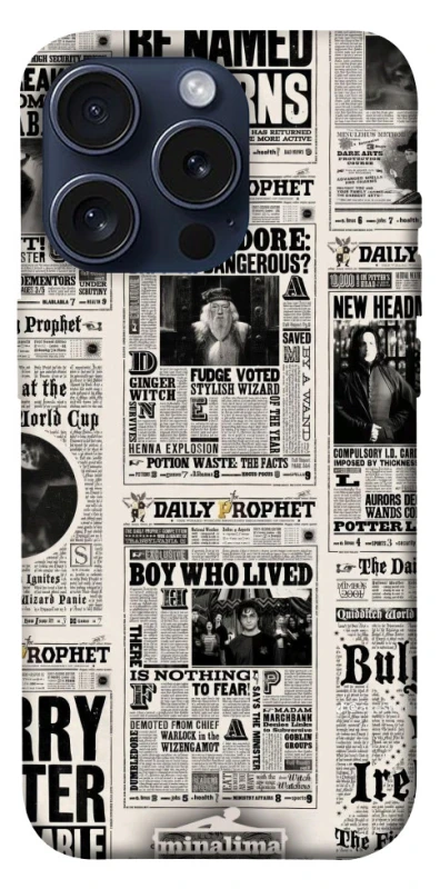 Чохол на Apple iPhone 15 Pro (6.1") Harry Potter newspaper фото 1 з 1