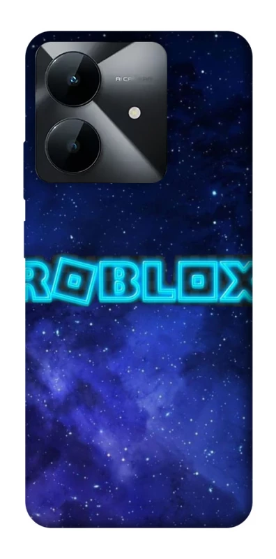 Чохол на Realme Note 60x Roblox Space Logo Blue фото 1 з 1