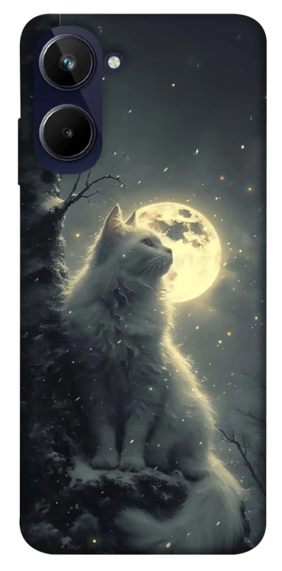 Чохол на Realme 10 4G Кіт під місяцем фото 1 з 1