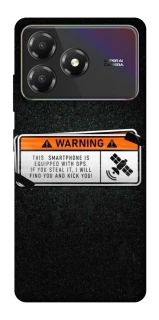 Чохол на ZTE Blade A36 Warning фото 1 з 1