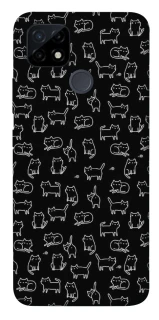 Чохол на Realme C21Y Black Cats фото 1 з 1
