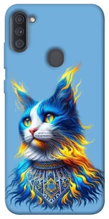 Чохол на Samsung Galaxy A11 Кіт патріот фото 1 з 1