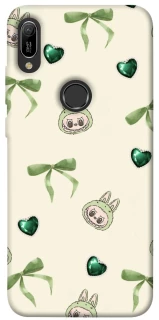 Чехол на Huawei Y6 (2019) Labubu Green Heart фото 1 из 1