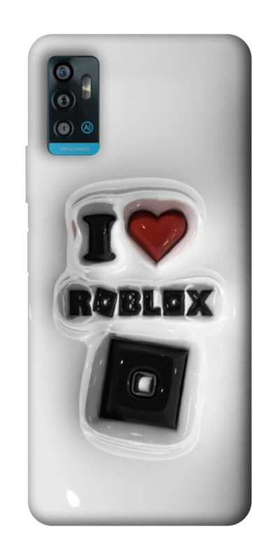 Чохол на ZTE Blade A71 I love Roblox фото 1 з 1
