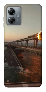 Чохол на Motorola Moto G14 Кримський міст втомився фото 1 з 1