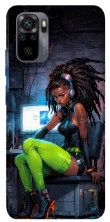 Чехол на Xiaomi Redmi Note 10 / Note 10s Cyber girl фото 1 из 1
