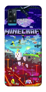 Чехол на ZTE Blade A71 Minecraft world фото 1 из 1
