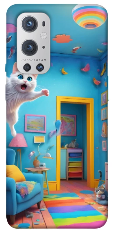 Чохол на OnePlus 9 Pro crazy cat фото 1 з 1