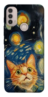 Чохол на Motorola Moto E40 paint cat фото 1 з 1