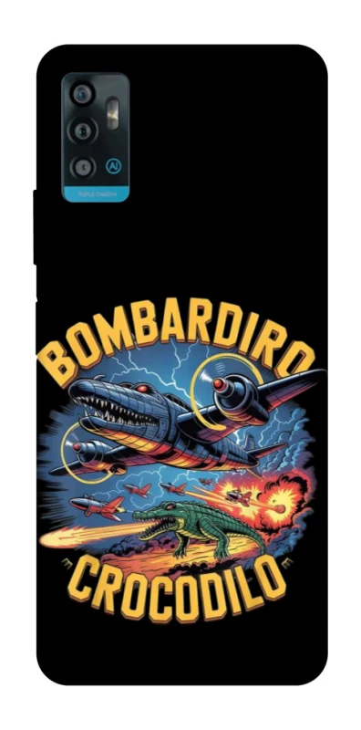 Чохол на ZTE Blade A71 Bombardino Crocodilo v2 фото 1 з 1