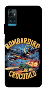 Чехол на ZTE Blade A71 Bombardino Crocodilo v2 фото 1 из 1