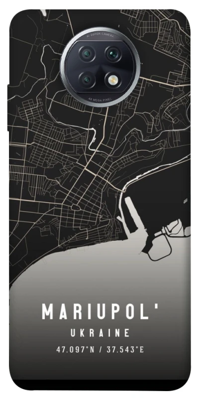 Чохол на Xiaomi Redmi Note 9 5G / Note 9T Mariupol map фото 1 з 1
