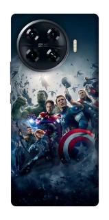 Чехол на TECNO Spark 20 Pro+ Marvel heroes фото 1 из 1