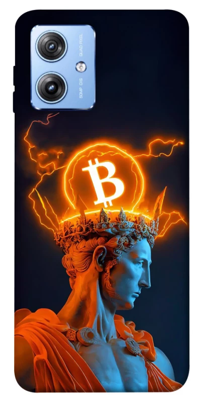 Чохол на Motorola Moto G84 Bitcoin God фото 1 з 1