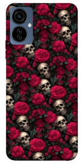 Чохол на TECNO Camon 19 Neo Черепа та рози фото 1 з 1