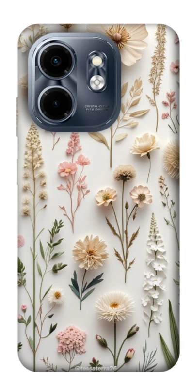 Чохол на Infinix Smart 9 4G / Hot 50i Floral design ver.1 фото 1 з 1