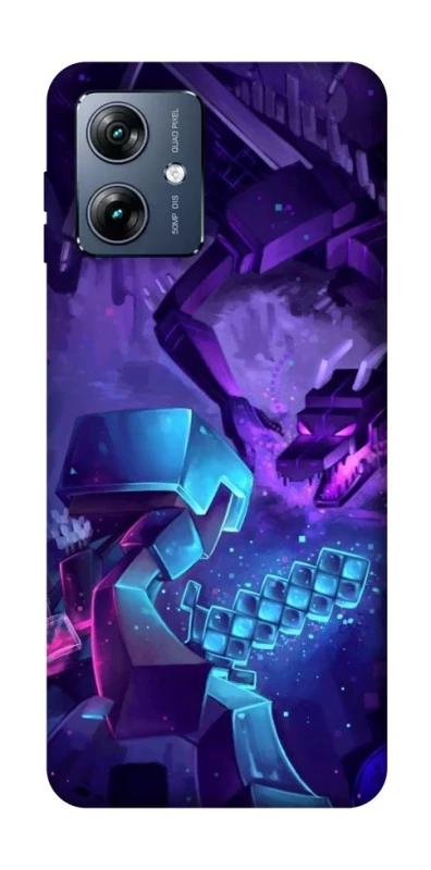 Чохол на Motorola Moto G54 Power Minecraft dragon фото 1 з 1