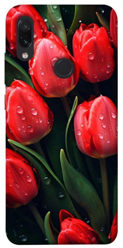 Чохол на Xiaomi Redmi Note 7 / Note 7 Pro / Note 7s Червоні тюльпани фото 1 з 1