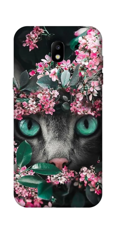 Чохол на Samsung Galaxy J5 (2017) Кіт в квітах фото 1 з 1