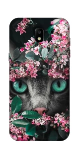 Чохол на Samsung Galaxy J5 (2017) Кіт в квітах фото 1 з 1