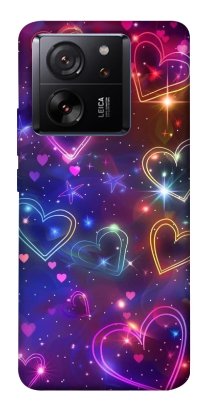 Чохол на Xiaomi 13T Drawn hearts фото 1 з 1