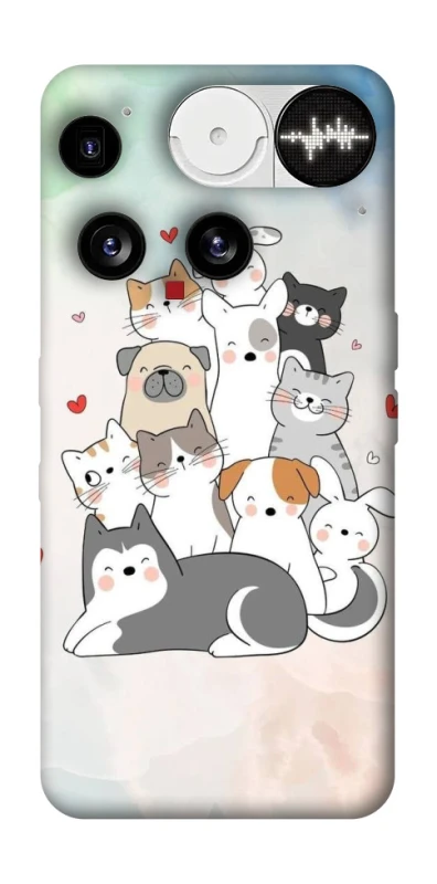 Чохол на Nothing Phone (3) Funny Pets ver.2 фото 1 з 1