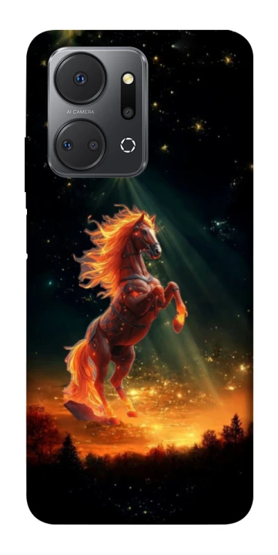 Чохол на Huawei Honor X7a Red Fire Horse ver.2 фото 1 з 1