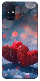 Чехол на Samsung Galaxy M31s Red hearts фото 1 из 1