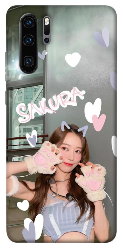 Чохол на Huawei P30 Pro Sakura - LE SSERAFIM фото 1 з 1