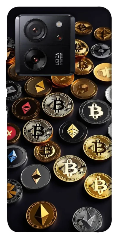 Чехол на Xiaomi 13T Pro Many coins фото 1 из 1