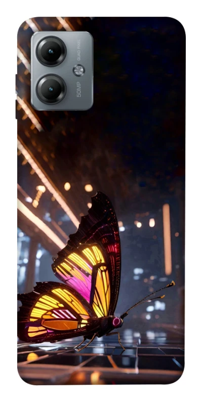 Чохол на Motorola Moto G14 Cyber butterfly фото 1 з 1