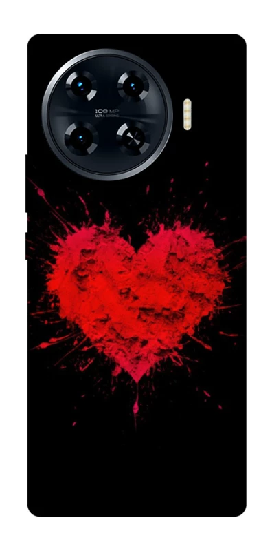 Чохол на TECNO Spark 20 Pro+ Splash heart фото 1 з 1