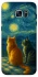 Чохол на Samsung G935F Galaxy S7 Edge Cats under the stars фото 1 Чохол на Samsung G935F Galaxy S7 Edge Cats under the stars фото 1 з 1