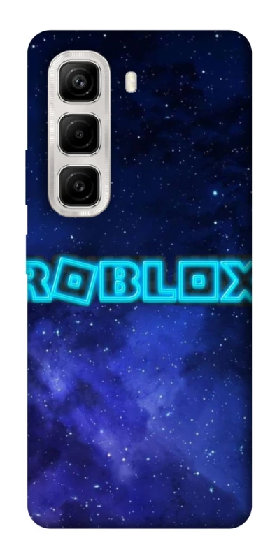 Чехол на Infinix Hot 50 4G Roblox Space Logo Blue фото 1 из 1