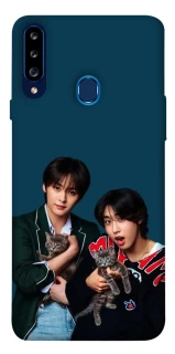 Чехол на Samsung Galaxy A20s Lee Know and Han - Stray Kids фото 1 из 1