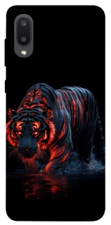 Чохол на Samsung Galaxy A02 fire tiger фото 1 з 1