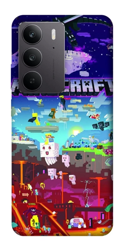 Чехол на Realme C75 Minecraft world фото 1 из 1