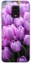 Чохол на Xiaomi Redmi Note 9s / Note 9 Pro / Note 9 Pro Max Фіолетові тюльпани фото 1 з 1