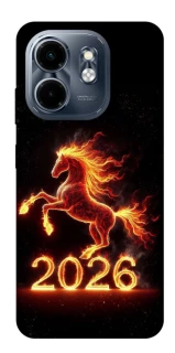 Чохол на Infinix Smart 9 4G / Hot 50i Red Fire Horse ver.1 фото 1 з 1