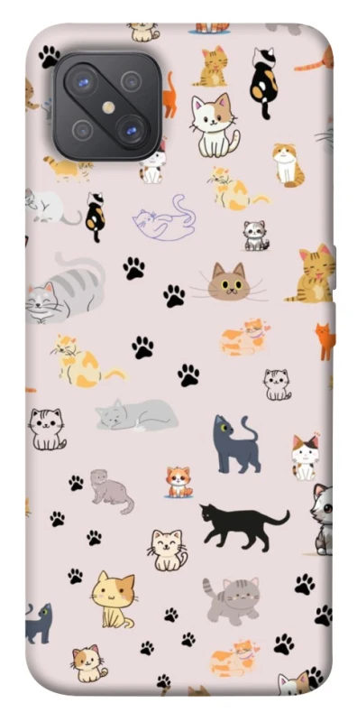 Чохол на Oppo A92s Cat style ver.1 фото 1 з 1