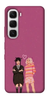 Чехол на Infinix Hot 60i Raven & Rainbow Wednesday фото 1 из 1