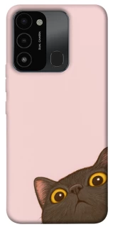 Чохол на TECNO Spark 8C Peeping cat фото 1 з 1