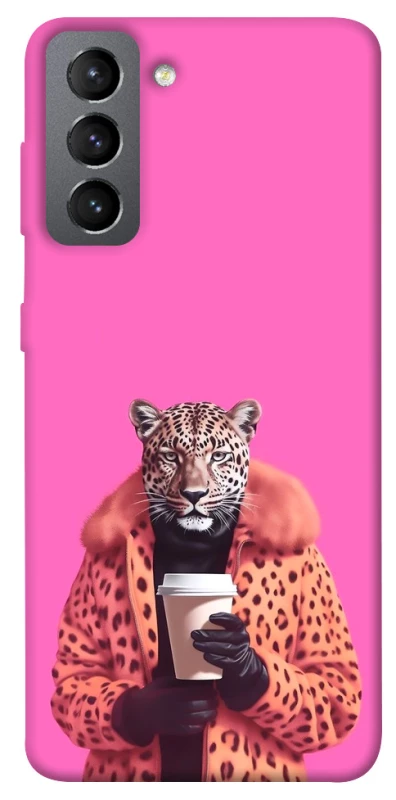 Чехол на Samsung Galaxy S21 FE Леопард с кофе фото 1 из 1