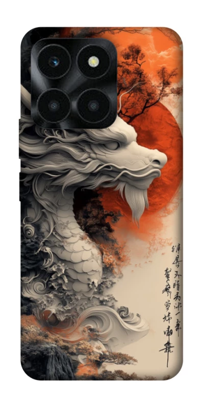 Чохол на Huawei Honor X6a white dragon фото 1 з 1