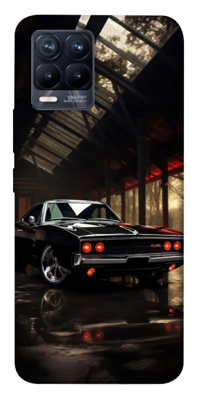 Чохол на Realme 8 Black classic car фото 1 з 1