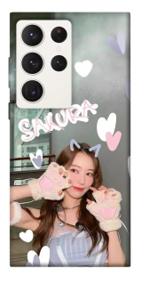 Чехол на Samsung Galaxy S23 Ultra Sakura - LE SSERAFIM фото 1 из 1