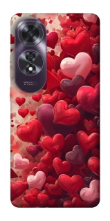 Чохол на Oppo A60 Many hearts фото 1 з 1
