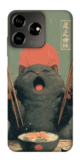 Чехол на ZTE Blade V50 Design 4G Hungry Cat фото 1 из 1
